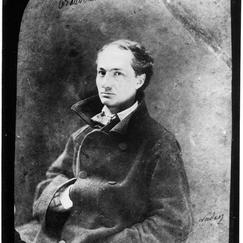 Nadar (Gaspard-Félix Tournachon), portrait of Charles Baudelaire, 1855